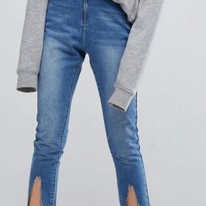 Denim jeans.  Liquor and poker brand